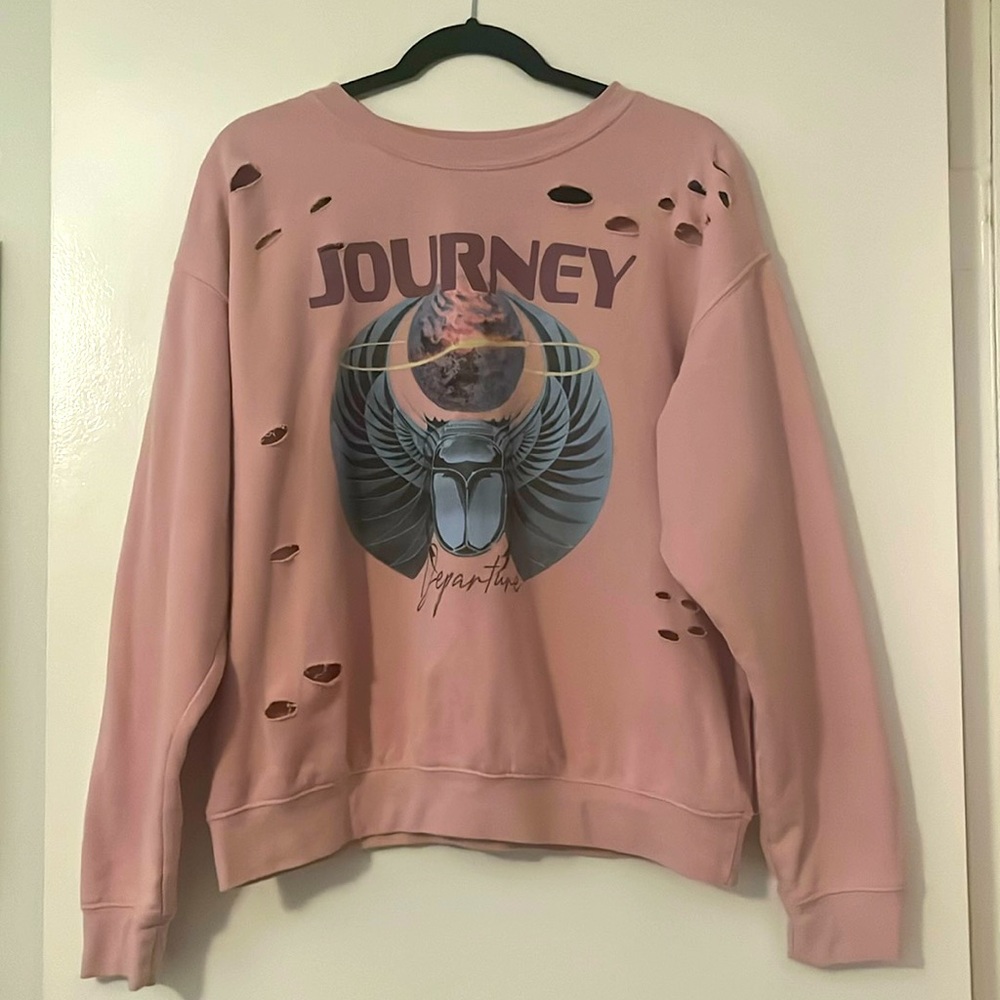 Distressed Journey sweatshirt